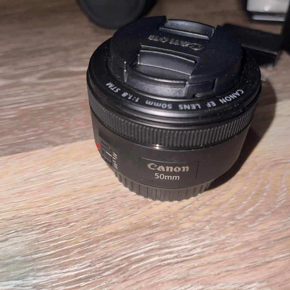 Sold-Canon EF 50mm Black Lens